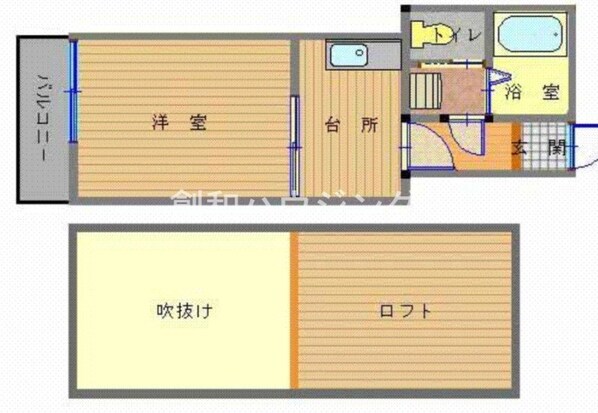 エヴァーグリーン江里町の物件間取画像